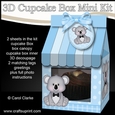 3D Mini Milk Carton Cupcake Treat Box Mini Kit - Cute Little Koala Kookie