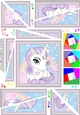 Cute Little Unicorn Twisted Spiral Side Stacker