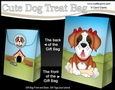 3D Gift Bag Mini Kit - Cute Little St Bernard Dog Lady