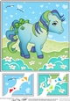8 x 8 My Cute Little Pony Scalloped Corner Topper  