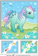 8 x 8 My Cute Little Pony Scalloped Corner Topper  