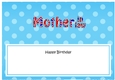 Large DL Happy Birthday MOTHER IN LAW insert UK Union Jack