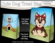 3D Gift Bag Mini Kit - Cute Little Husky Dog Sugar