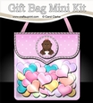 3D Gift Bag Mini Kit - Cute Little Ethnic New Baby Girl