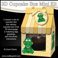 Mini Milk Carton Cupcake Treat Box Mini Kit - Cute Little Dino