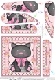 Cute Little Cat Fan Pyramage Topper