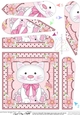Cute Little Cat Fan Pyramage Topper