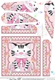 Cute Little Cat Fan Pyramage Topper
