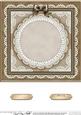 8 x 8 Pearls, Lace and Ribbon Plain Card Base