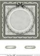 8 x 8 Pearls, Lace and Ribbon Plain Card Base