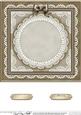8 x 8 Pearls, Lace and Ribbon Plain Card Base