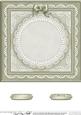 8 x 8 Pearls, Lace and Ribbon Plain Card Base