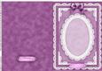 A5 Pearls, Lace and Ribbon Plain Card Base