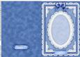 A5 Pearls, Lace and Ribbon Plain Card Base
