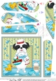 Fan Pyramage Topper - Bathtub Buddies - Little Shih Tzu Dog