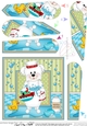 Fan Pyramage Topper - Bathtub Buddies - Little Bichon Frise Dog