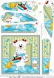 Fan Pyramage Topper - Bathtub Buddies - Little Bichon Frise Dog