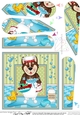 Fan Pyramage Topper - Bathtub Buddies - Little Husky Dog