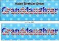 Large DL Happy Birthday GREAT GRANDDAUGHTER 3D decoupage USA Stars & Stripes