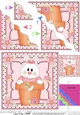 Flower Pot Friends Cute Little Bunny Wavey Corner Stacker