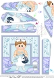 Cute Little Boy Bathtub Fan Pyramage Topper