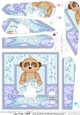 Cute Little Baby Meerkat Bathtub Fan Pyramage Topper