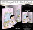 3D Shaped No-Hole Fold Back Mini Kit - Country Cottage Girlz Suzi has a Rose