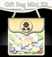 3D Gift Bag Mini Kit - Cute Little Ethnic New Baby