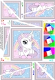 Cute Little Unicorn Twisted Spiral Side Stacker