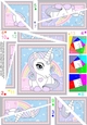 Cute Little Unicorn Twisted Spiral Side Stacker
