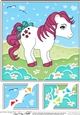 8 x 8 My Cute Little Pony Scalloped Corner Topper  