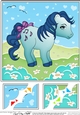 8 x 8 My Cute Little Pony Scalloped Corner Topper  