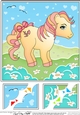 8 x 8 My Cute Little Pony Scalloped Corner Topper  