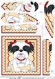 Fan Pyramage Topper - Cute Little Shih Tzu Dog