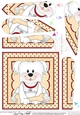 Fan Pyramage Topper - Cute Little Bichon Frise Dog