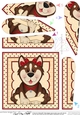 Fan Pyramage Topper - Cute Little Husky Dog