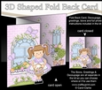 3D Shaped No-Hole Fold Back Mini Kit -  Country Cottage Girlz Liz has a Basket of Tulips