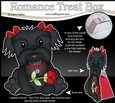 3D Valentine Treat Box Mini Kit - Cute Romantic Shih Tzu Dog has a Rose