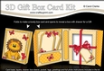 Gift Box Card Kit with 3d Decoupage - 3D Cute Little Lion