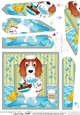 Fan Pyramage Topper - Bathtub Buddies - Little Springer Spaniel Dog