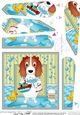 Fan Pyramage Topper - Bathtub Buddies - Little Springer Spaniel Dog