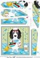 Fan Pyramage Topper - Bathtub Buddies - Little Springer Spaniel Dog