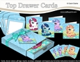 3D Top Drawer Cards Bumper Kit - Cute Little Ponies