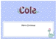Large DL Merry Christmas COLE insert