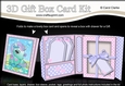 3D Cute Little Pony Gift Box Card Kit 3d Decoupage
