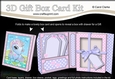 3D Cute Little Pony Gift Box Card Kit 3d Decoupage
