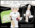 3D On the Shelf Card Kit - Little Cricketer Cain