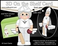 3D On the Shelf Card Kit - Little Cricketer Maire
