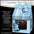 3D Mini Milk Carton Cupcake Treat Box Mini Kit - Cute Little Pony