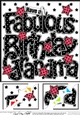 8 x 8 Have a Fabulous Birthday GRANDMA Scalloped corner Topper